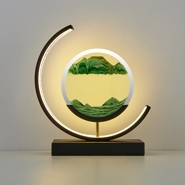 Modern Sand LED Table Lamp