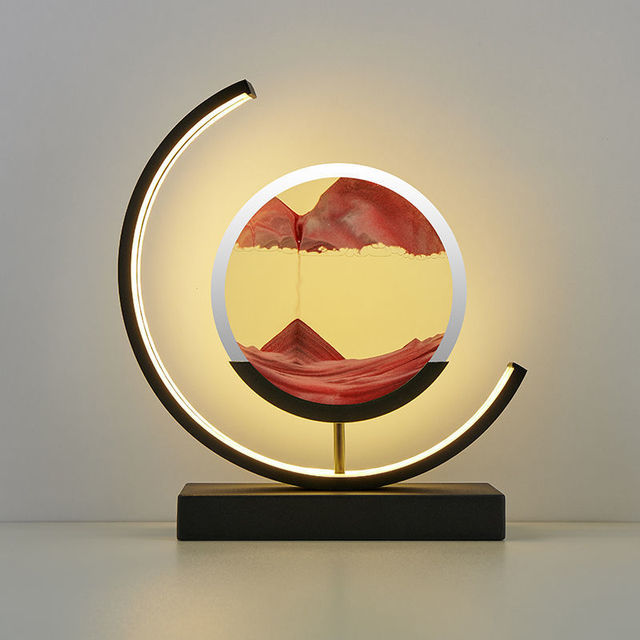 Modern Sand LED Table Lamp