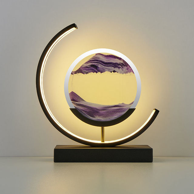 Modern Sand LED Table Lamp