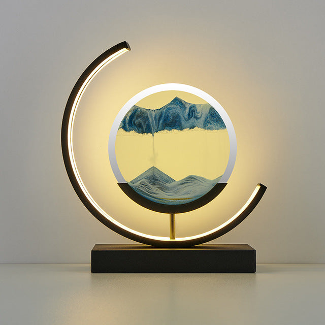 Modern Sand LED Table Lamp